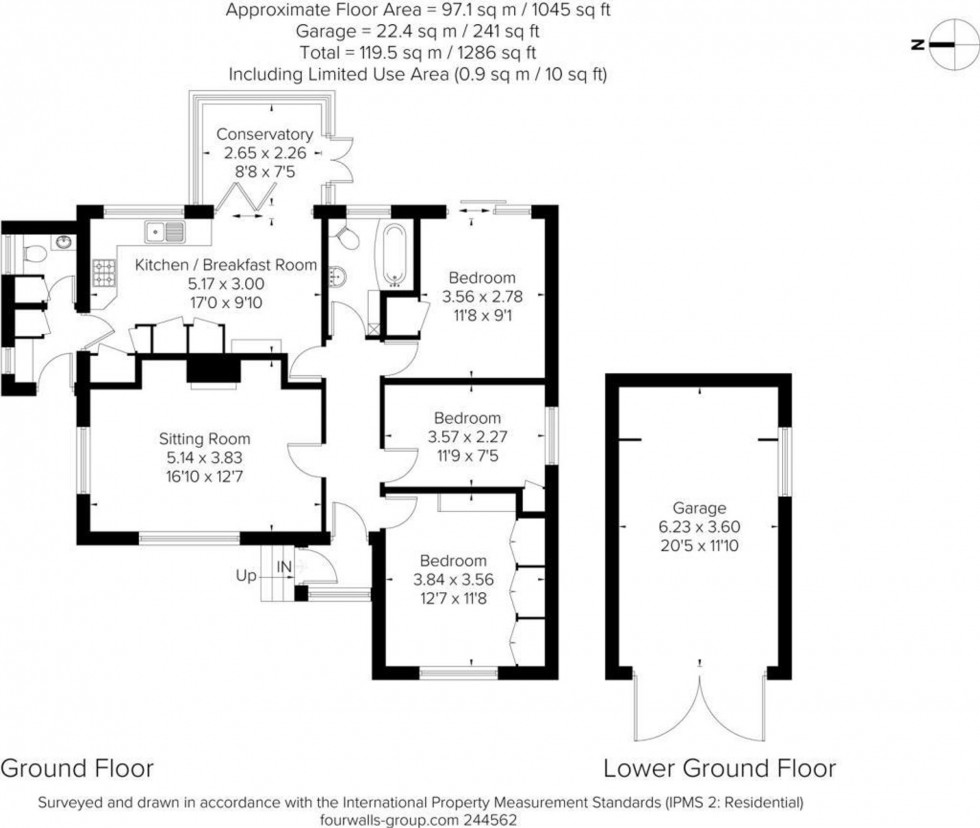Floorplan for Fairfield Close, Ardingly, RH17