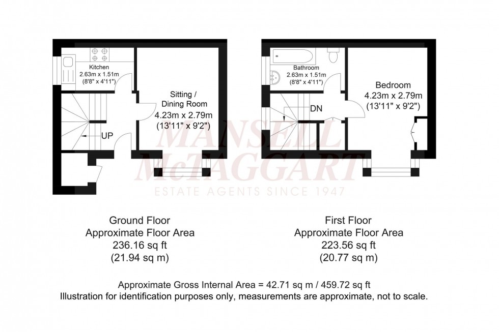 Floorplan for Kingsmead Place, Broadbridge Heath, RH12