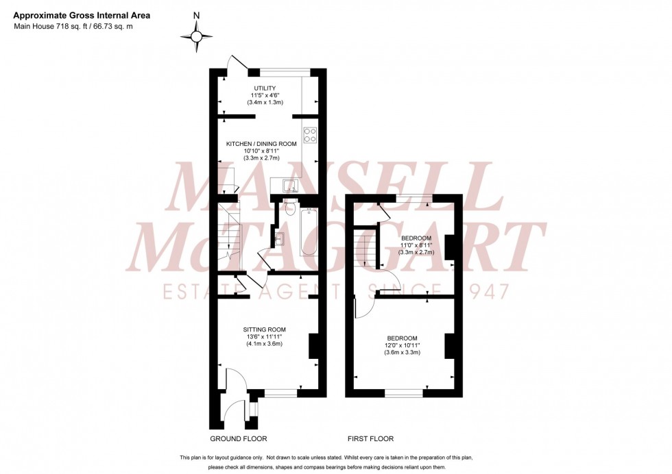 Floorplan for St. Marys Road, Burgess Hill, RH15
