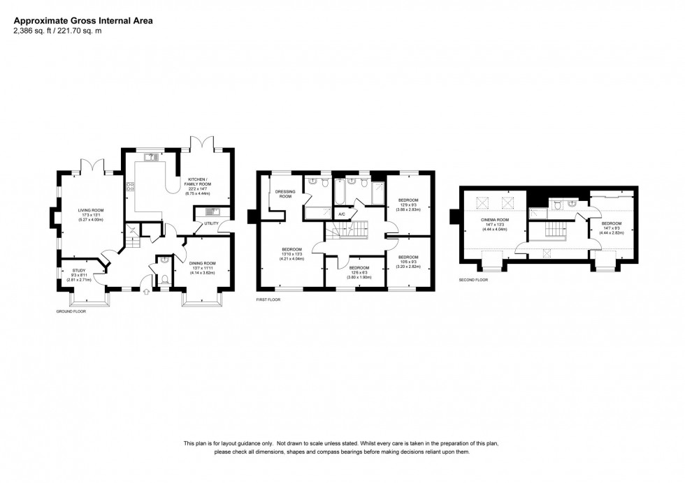 Floorplan for Ferny Croft, Haywards Heath, RH16