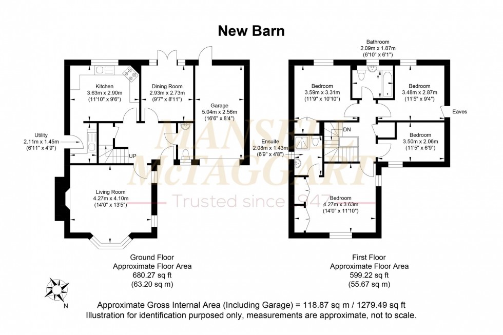 Floorplan for New Barn, Kirdford, RH14