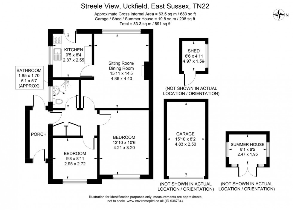 Floorplan for Streele View, Uckfield, TN22