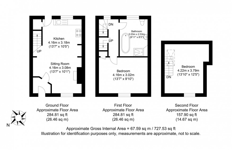 Floorplan for Paddock Road, Lewes, BN7
