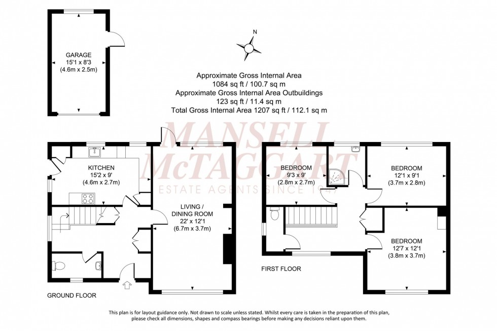 Floorplan for Churchill Way, Burgess Hill, RH15