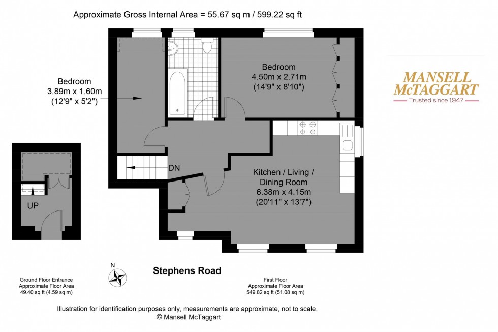Floorplan for Stephens Road, Brighton, BN1