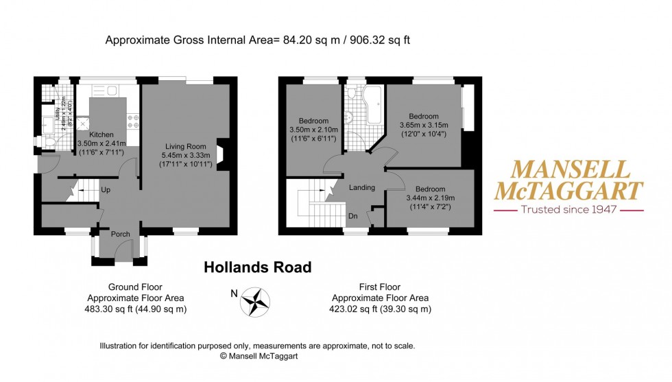Floorplan for Hollands Road, Henfield, BN5