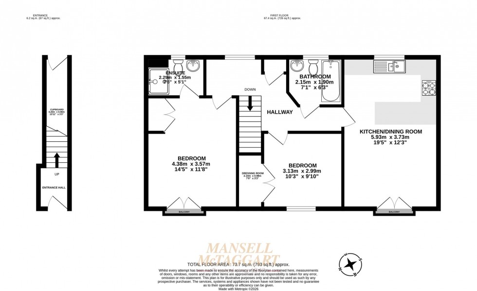 Floorplan for Worsell Drive, Copthorne, RH10