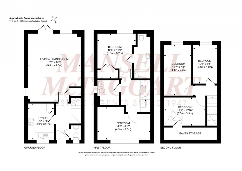 Floorplan for Phoenix Rise, Burgess Hill, RH15