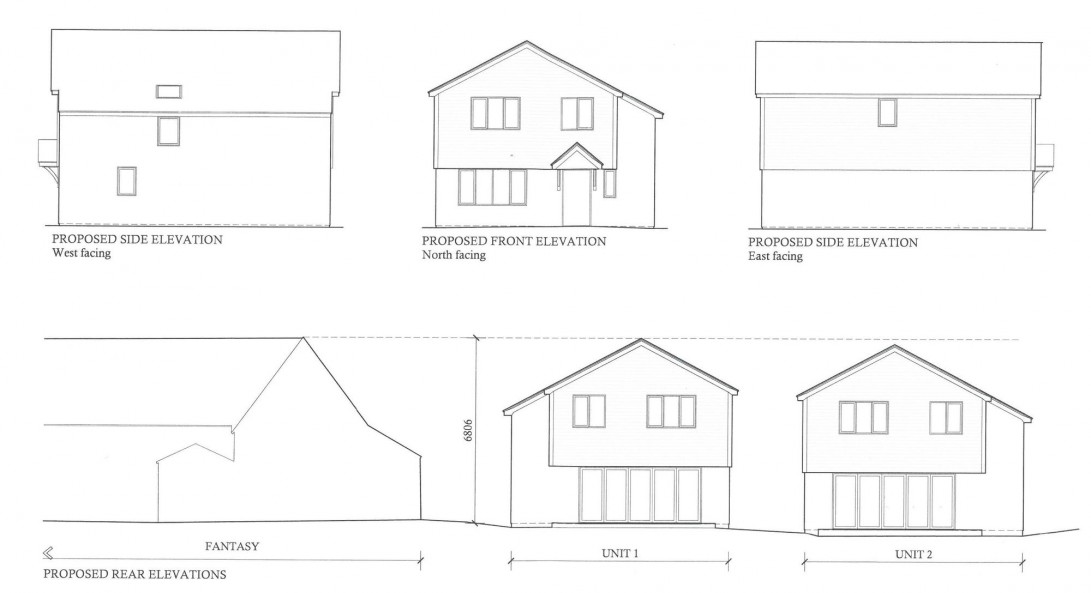 Photo of Two New Houses, Kilnwood Lane, South Chailey
