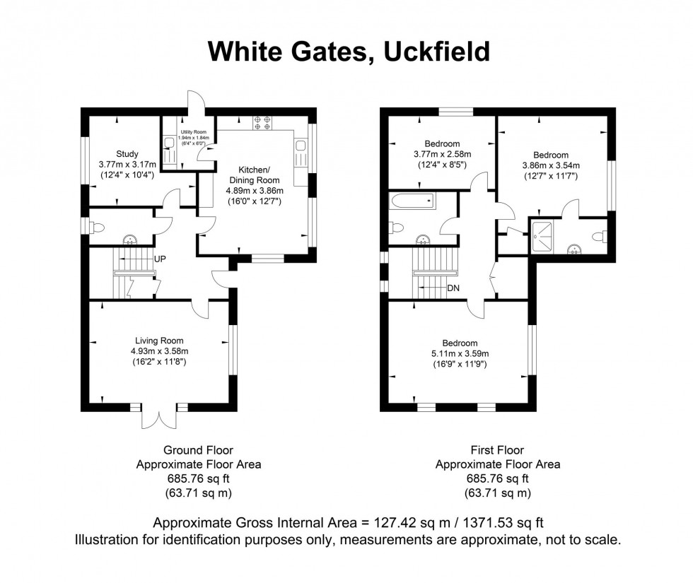 Floorplan for Silverwood Place, Uckfield, TN22