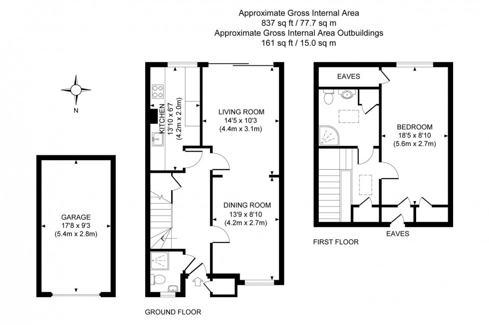 Floorplan for Tower House Close, Cuckfield, RH17