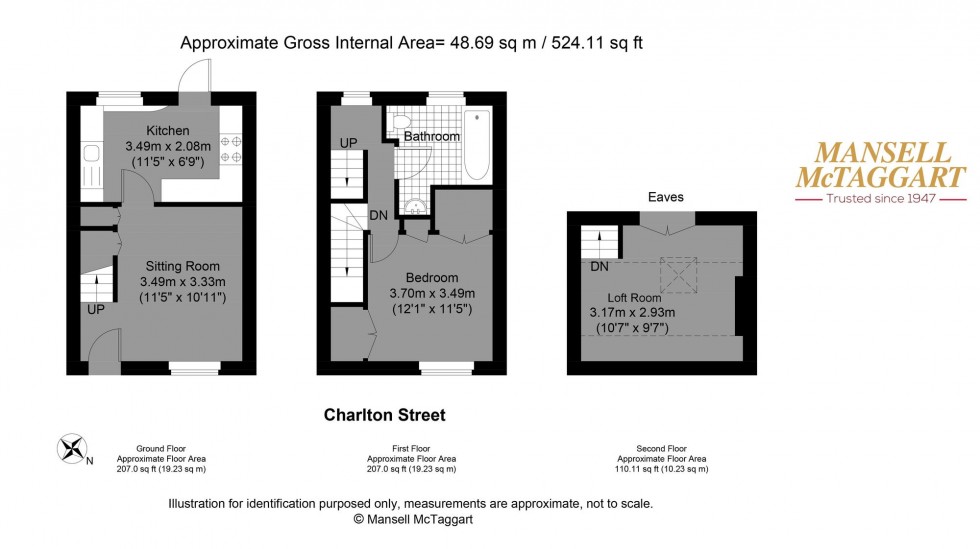 Floorplan for Charlton Street, Steyning, BN44