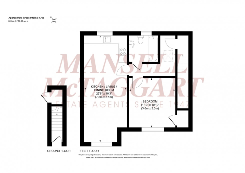 Floorplan for Junction Close, Burgess Hill, RH15