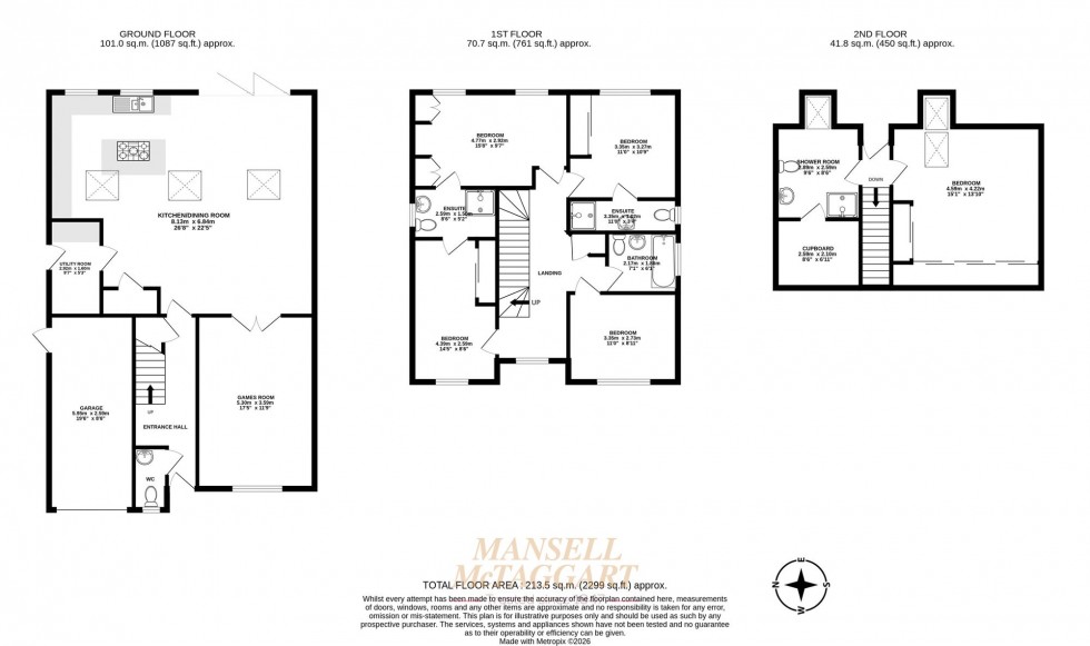 Floorplan for Quebec Close, Smallfield, RH6