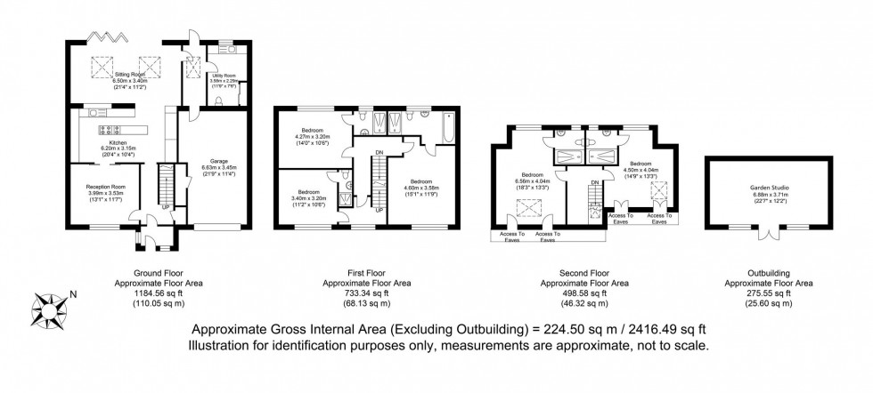 Floorplan for Chandlers Mead, Cooksbridge, BN8