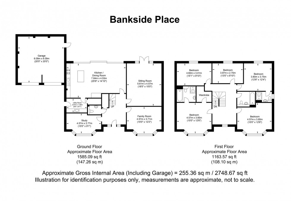 Floorplan for Bankside Place, Maresfield, TN22