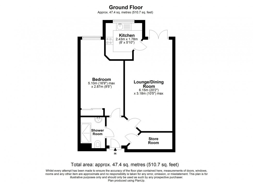 Floorplan for Garland Road, Mcindoe Lodge Garland Road, RH19