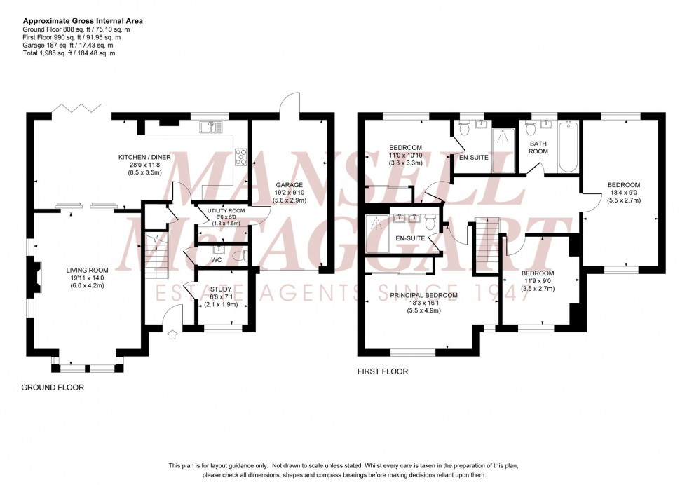 Floorplan for Ryeland Road, Burgess Hill, RH15