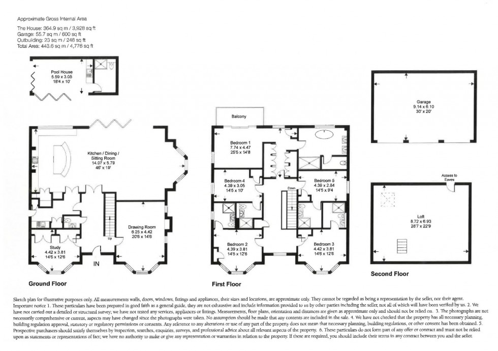 Floorplan for Copyhold Lane, Cuckfield, RH17
