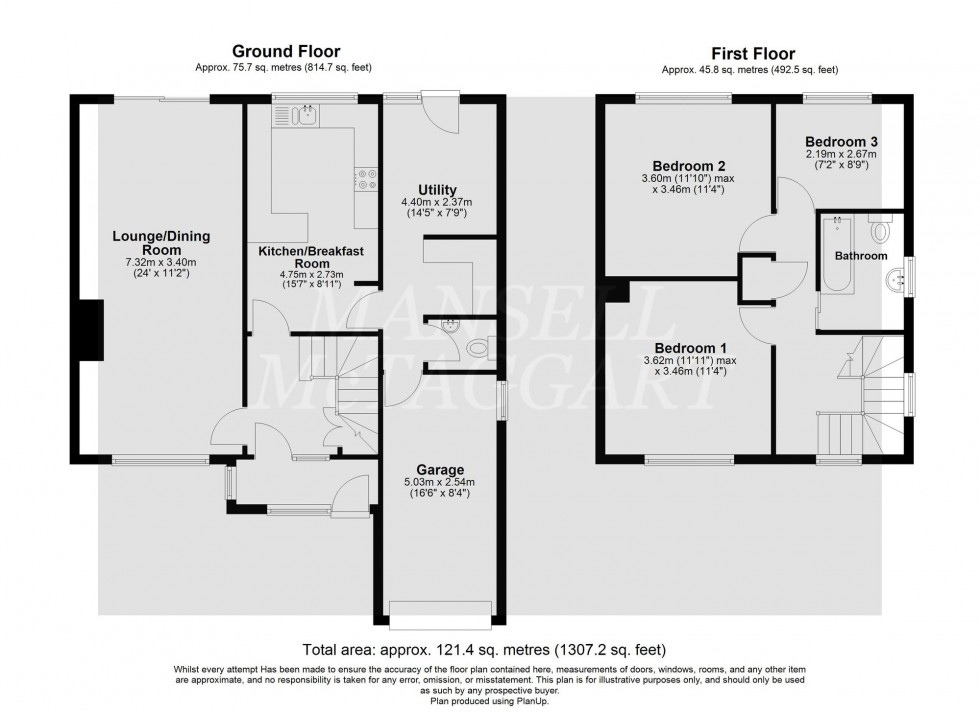 Floorplan for Hylands Close, Crawley, RH10