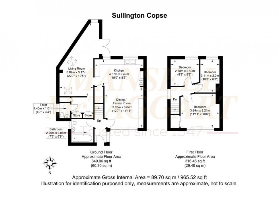 Floorplan for Sullington Copse, Storrington, RH20