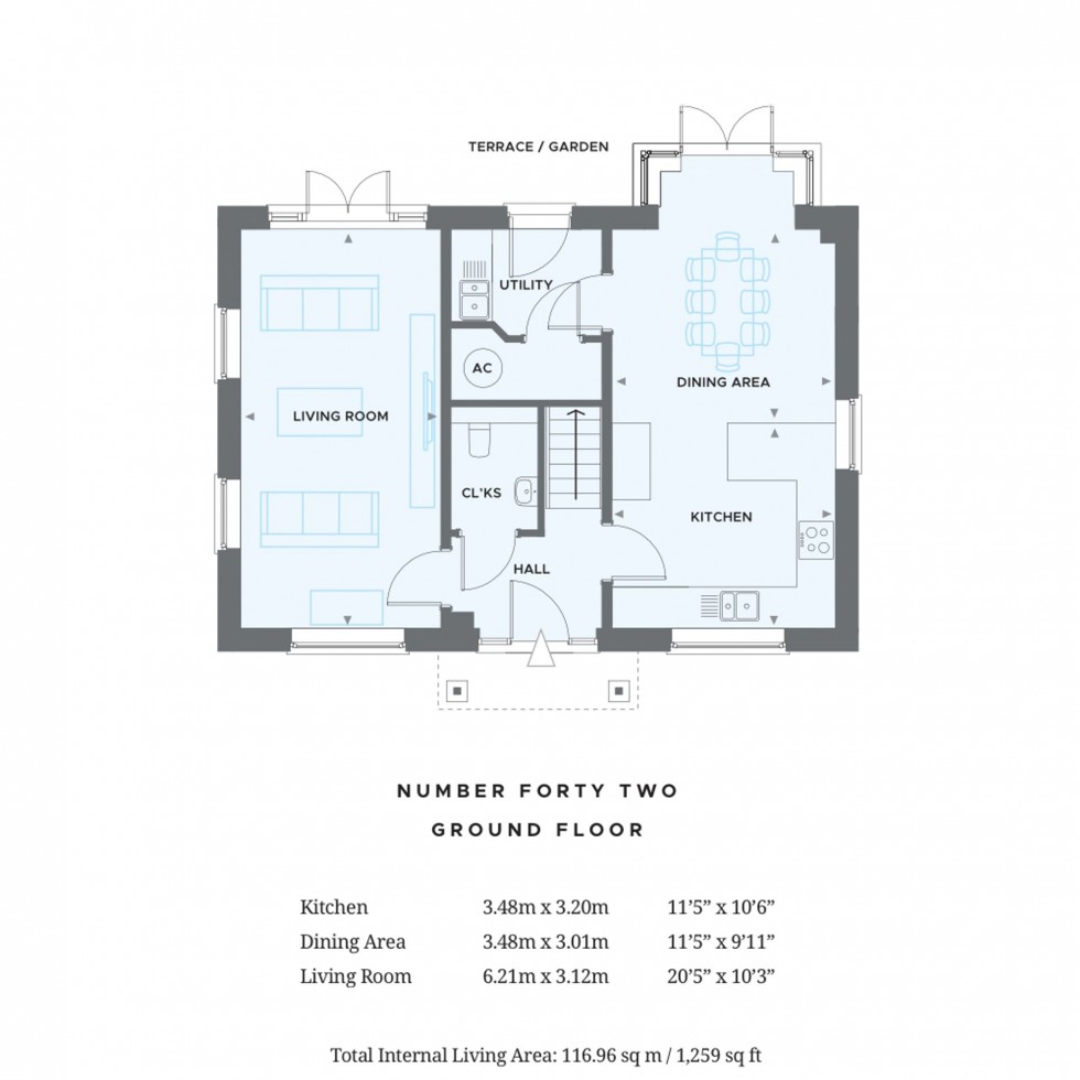 Floorplan for Kiln Wood Lane, Wivelsfield Green, RH17