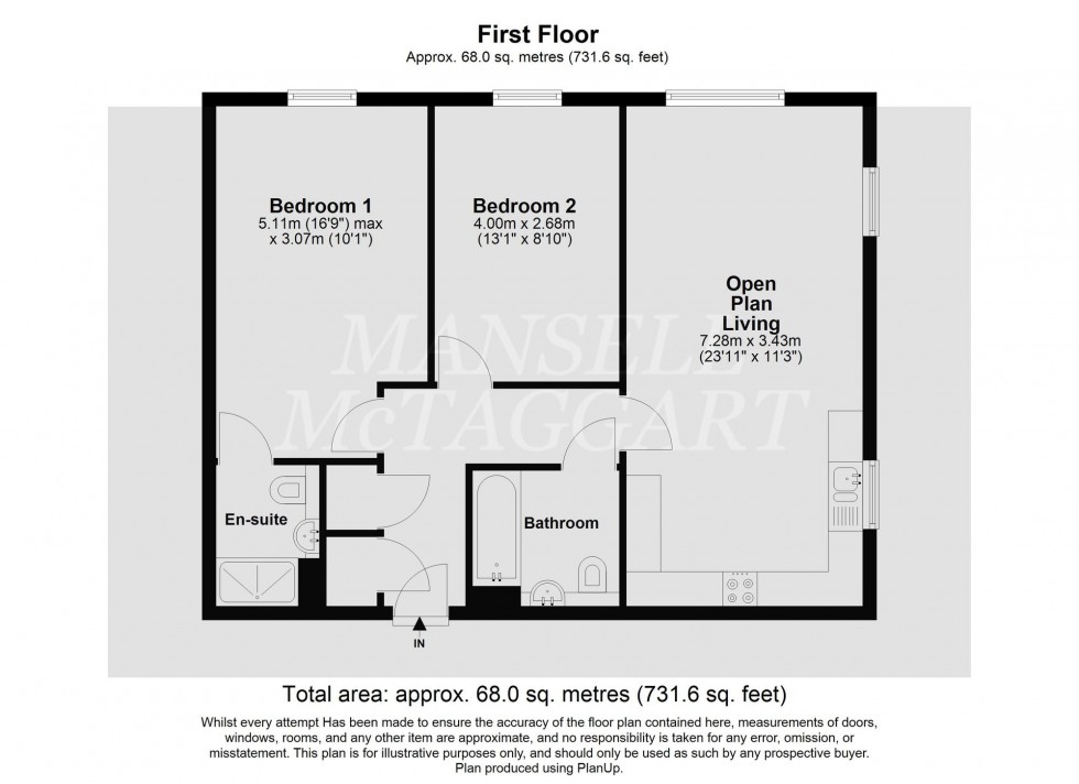 Floorplan for Westvale Road, Plover House, RH6