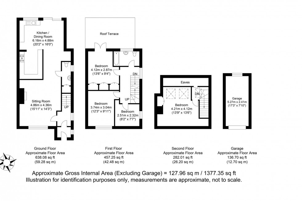 Floorplan for Ballard Drive, Ringmer, BN8