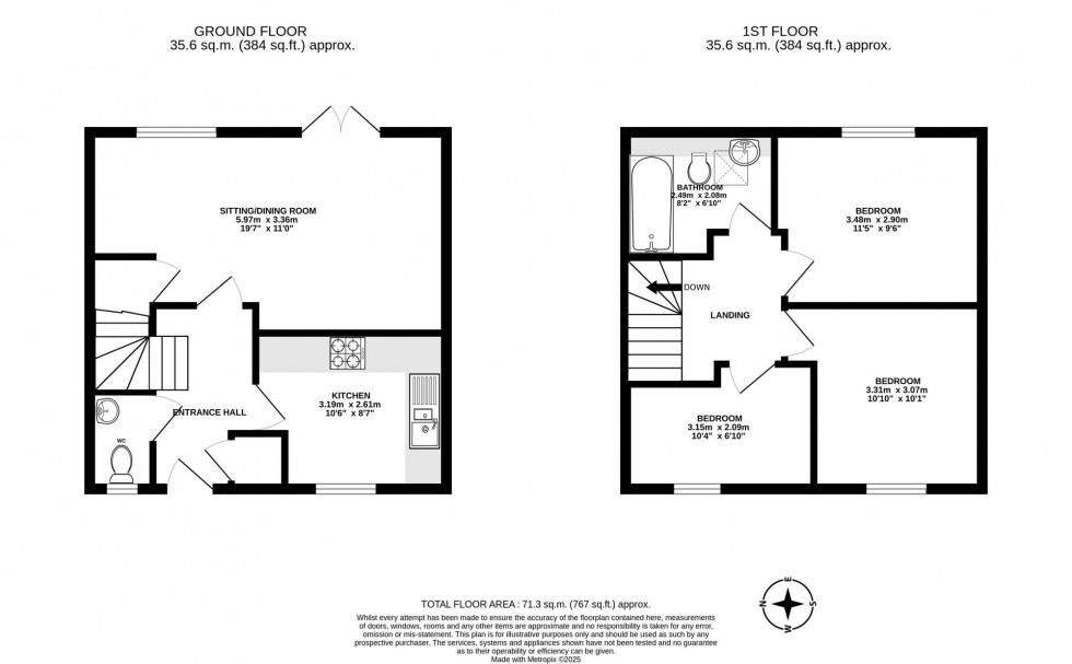 Floorplan for Springfield Gardens, Felbridge, RH19