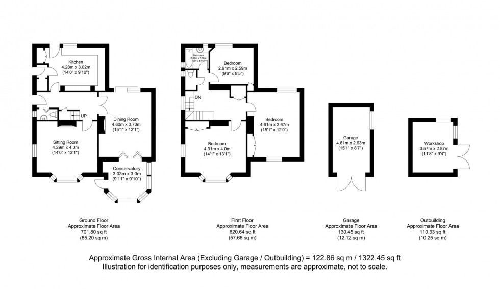 Floorplan for Gundreda Road, Lewes, BN7