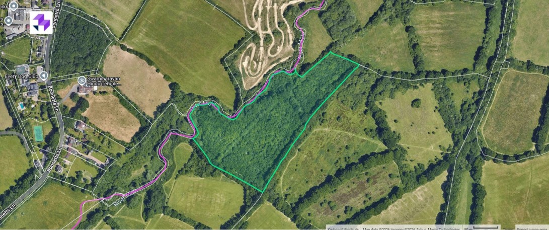 Photo of Land East of Brooklyn Bungalow, Bonnetts Lane, Crawley