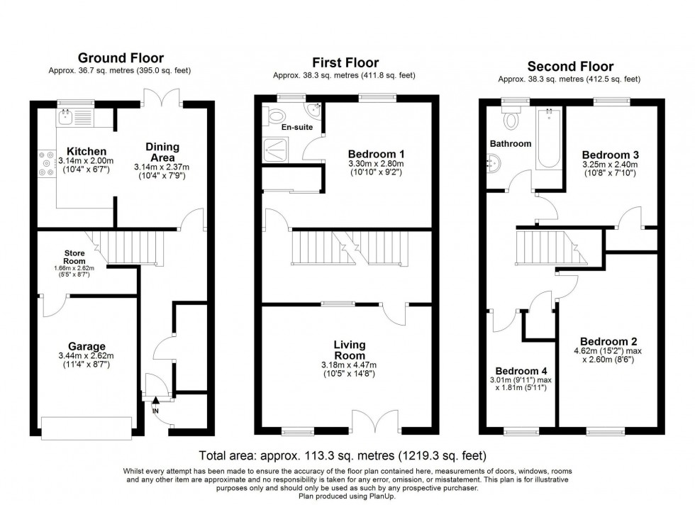 Floorplan for San Feliu Court, East Grinstead, RH19