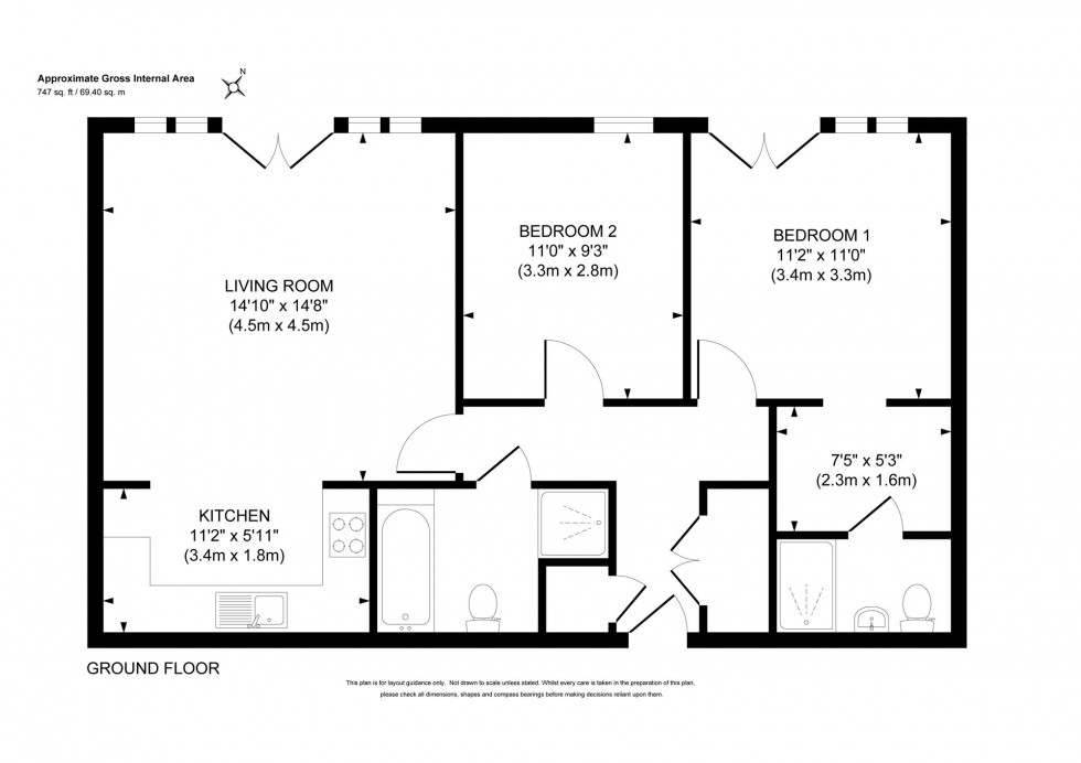 Floorplan for Middle Village, Haywards Heath, RH16