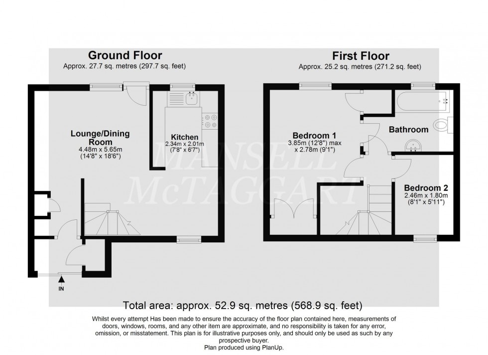 Floorplan for Greenways Walk, Crawley, RH11