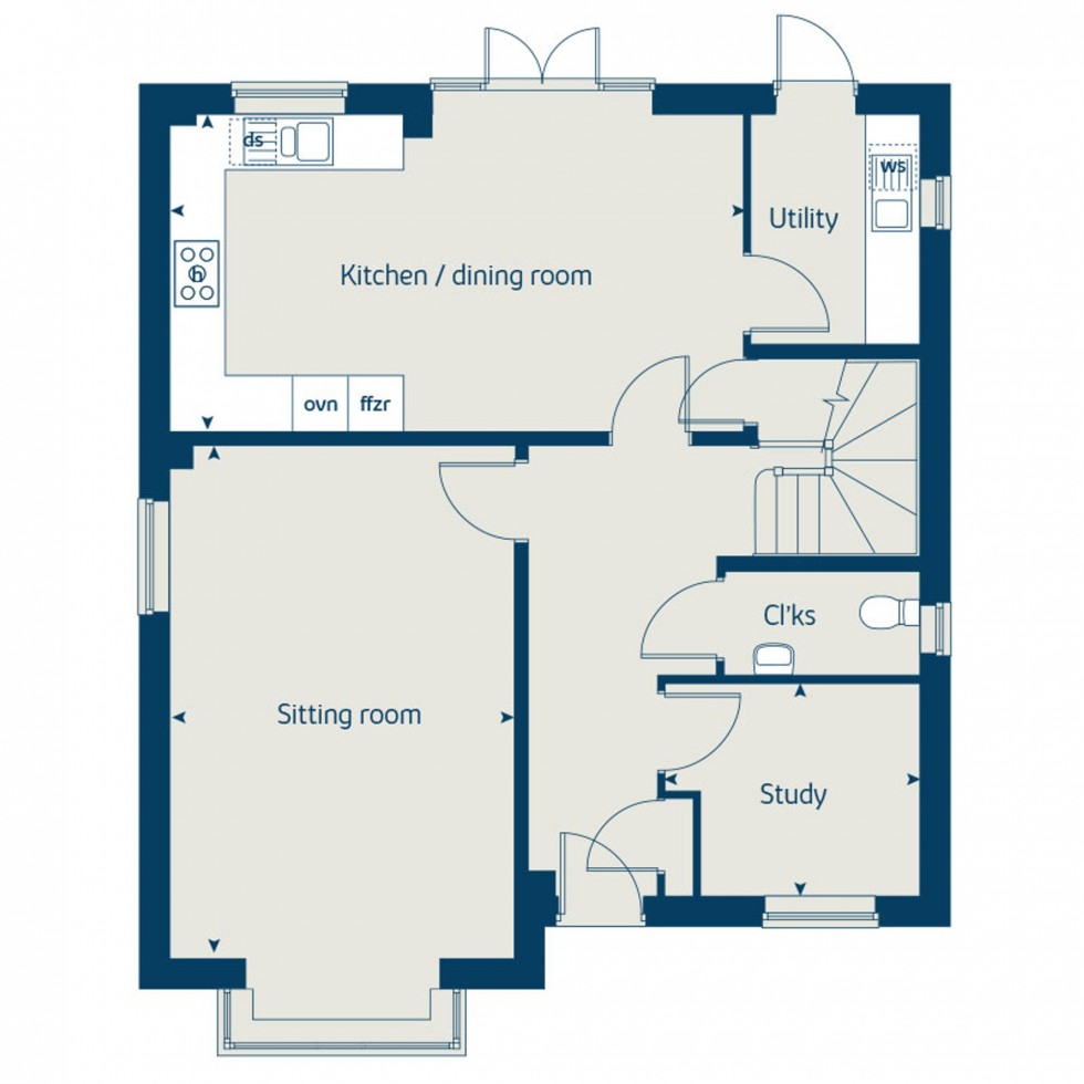Floorplan for Orchard Park, Plaistow Road, RH14