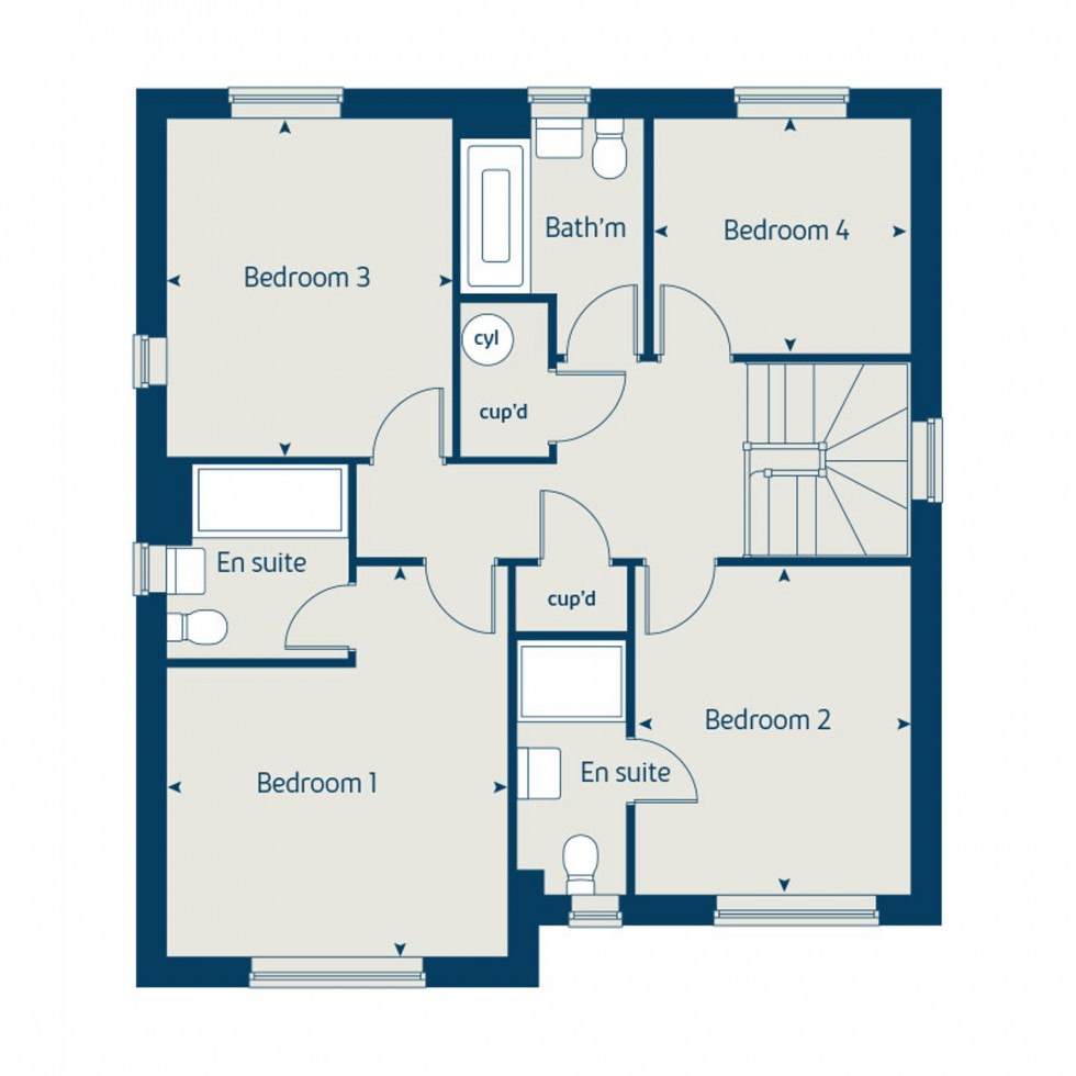 Floorplan for Orchard Park, Plaistow Road, RH14