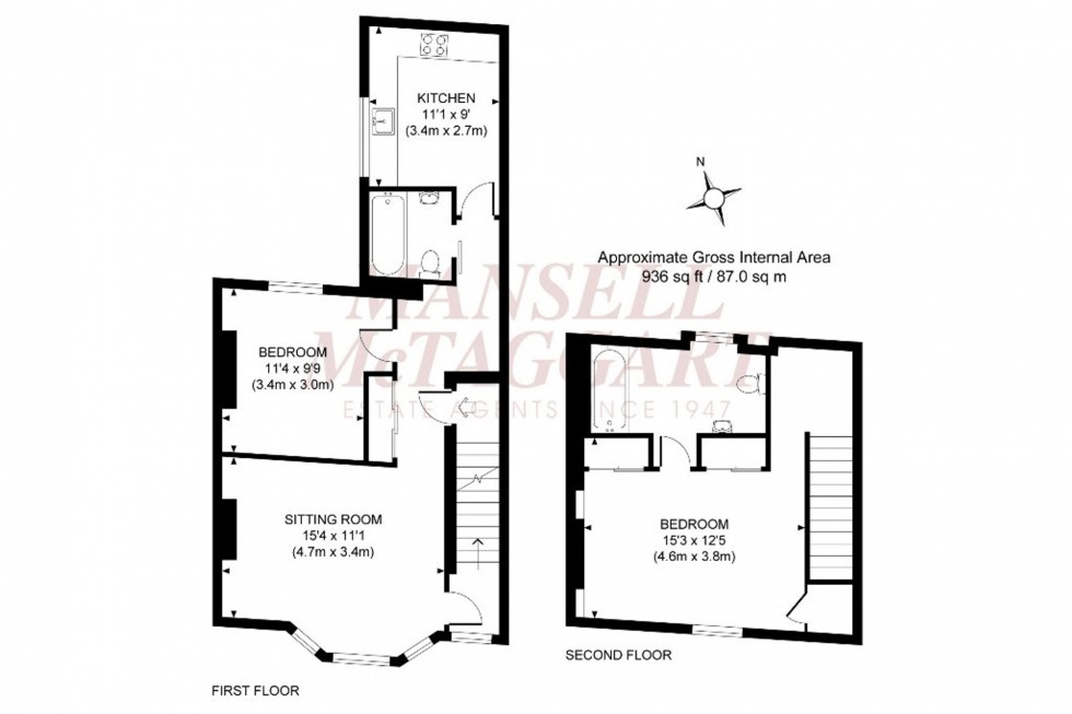 Floorplan for Royal George Road, Burgess Hill, RH15