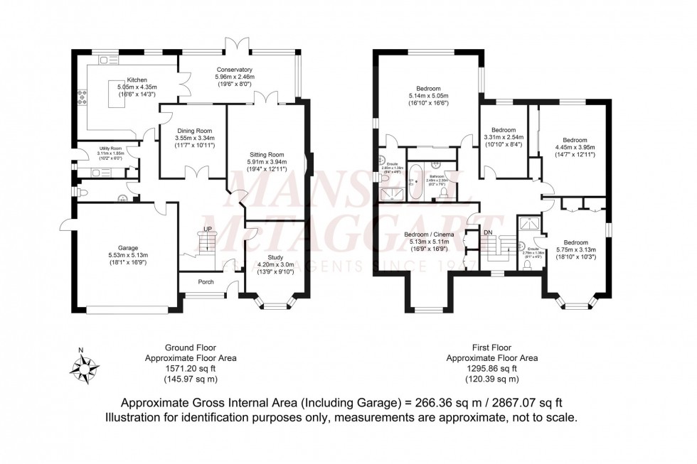 Floorplan for Thorndean Drive, Warninglid, RH17