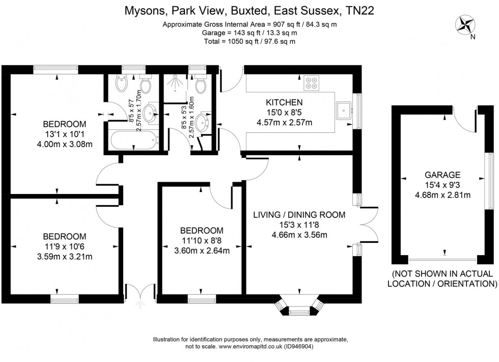Floorplan for Park View, Buxted, TN22