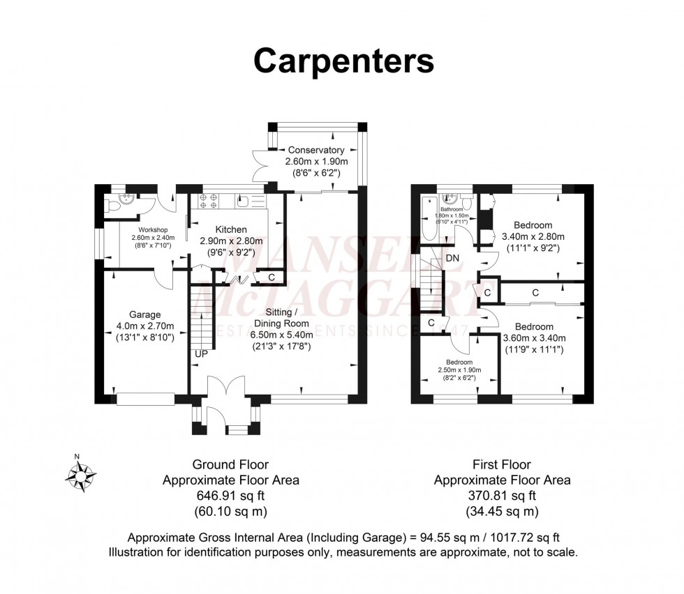 Floorplan for Carpenters, Billingshurst, RH14