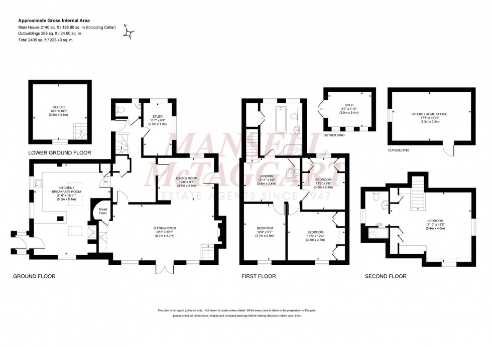 Floorplan for Ditchling Common, Ditching, BN6