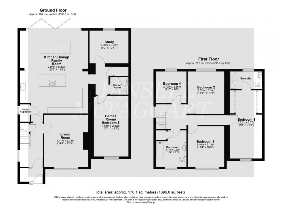 Floorplan for Horsham Road, Pease Pottage, RH11