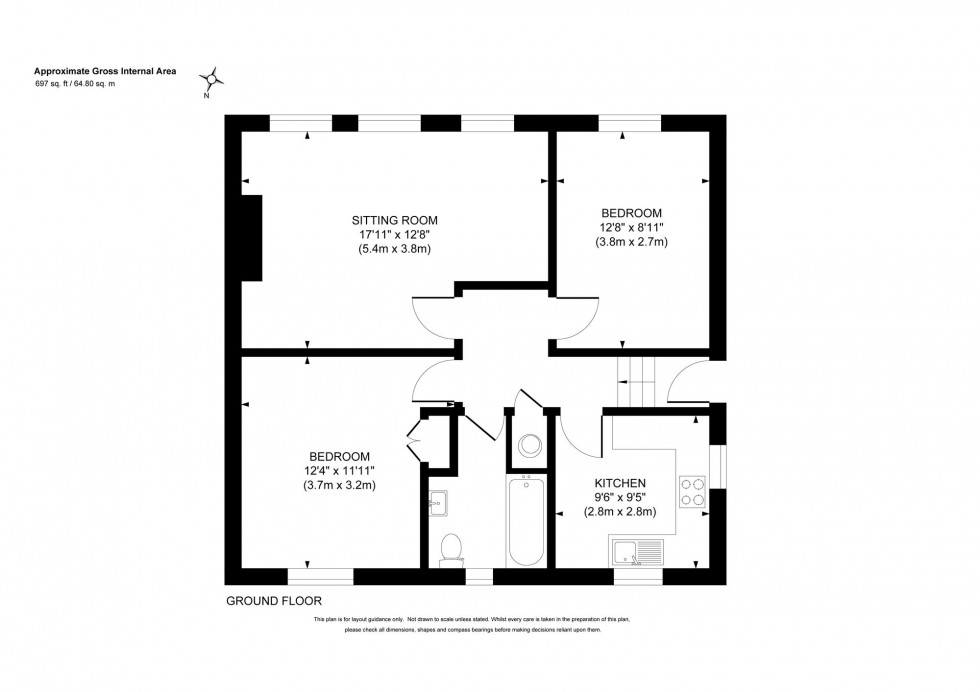 Floorplan for Hazelgrove Gardens, Haywards Heath, RH16