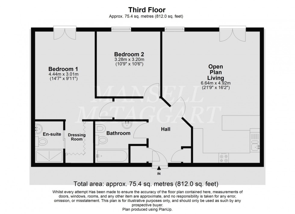 Floorplan for London Road, Beech Court, RH19