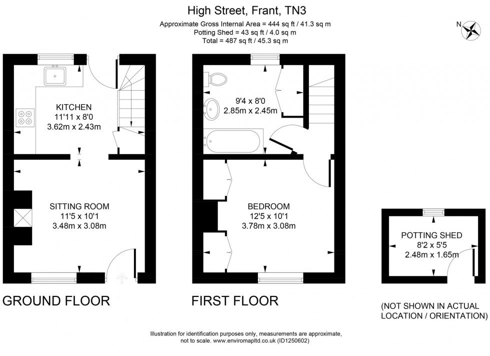 Floorplan for High Street, Frant, TN3