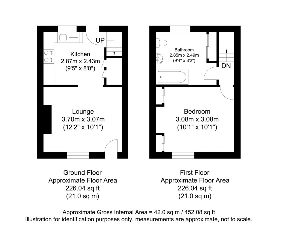 Floorplan for High Street, Frant, TN3