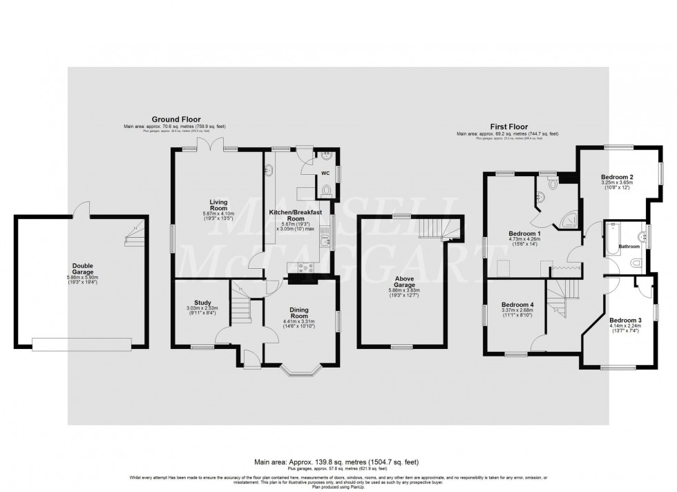 Floorplan for Hophurst Lane, Crawley Down, RH10
