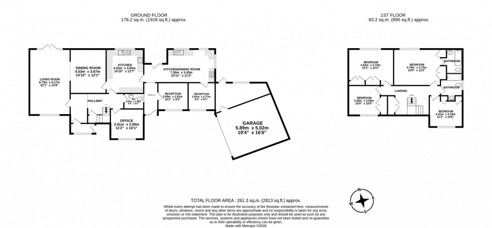 Floorplan for Osmunda Bank, Dormans Park, RH19