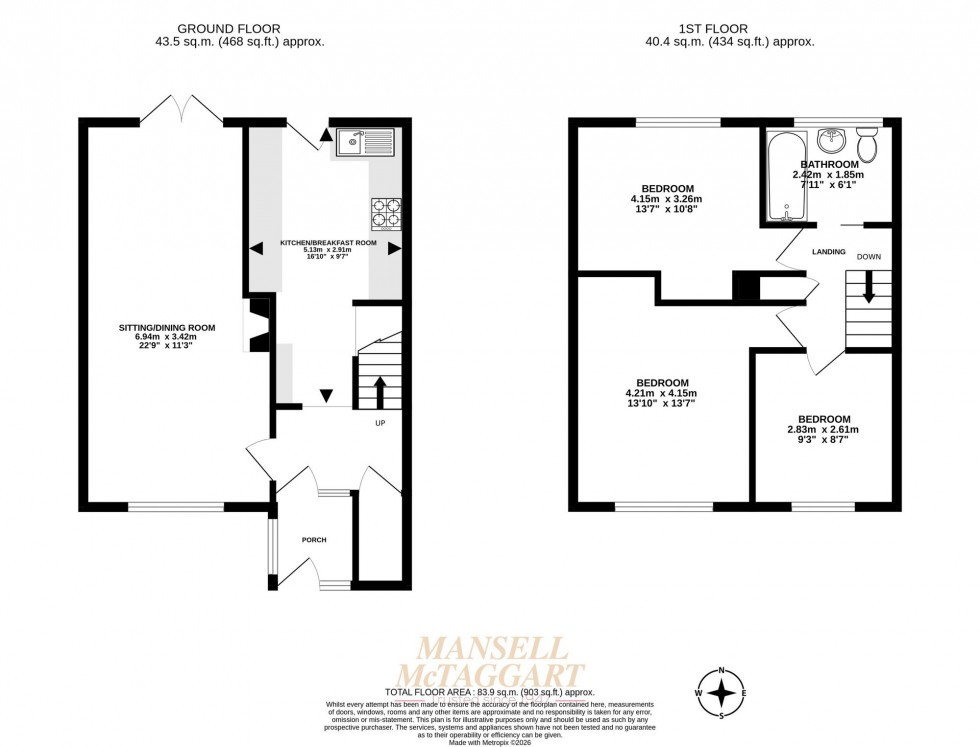 Floorplan for Jackdaw Close, Crawley, RH11