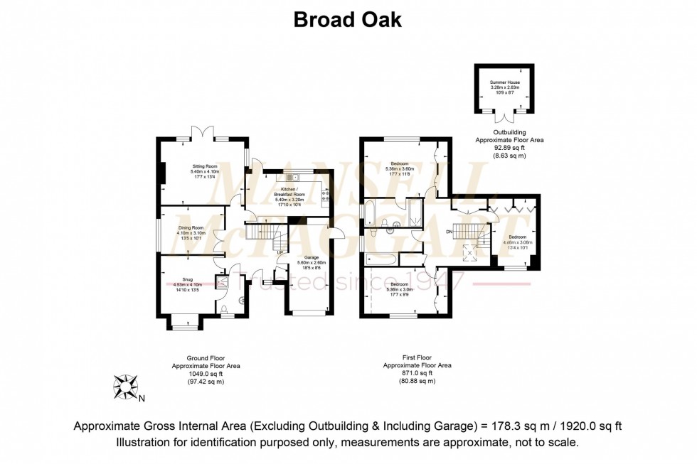 Floorplan for Broad Oak, Buxted, TN22